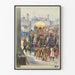 Decorative Poster of an Indian Parade with Queen on Elephant