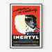 Póster publicitario vintage Inertyl antiséptico intestinal