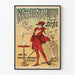 Póster vintage de brujería infernal por Mlle Dicka