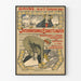 Vintage poster of Davos 1904 skating competition