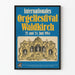 Póster Vintage Festival Internacional de la Órgano Waldkirch 1984