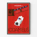 Póster vintage Iodamelis Circulación coche antiguo