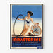 Póster publicitario vintage IRRASTERINE Vitamina D antirraquítica