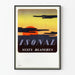 Póster vintage Isonal Noches Blancas atardecer