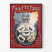 Póster vintage Pratts Food para caballos y ganado