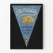 Póster vintage de plátanos Jamaica decoración de pared