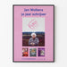 Póster Jan Wolkers 50 años de escritura