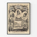 Póster Ópera-Comique Jeanne Jeannette y Jeanneton Música P. Lacome