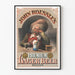 Póster vintage de la cerveza premium lager de John Roessle en Boston