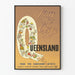 Póster vintage turístico de Queensland, Australia