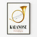 Póster vintage Kalanose Trompe-l'œil musical