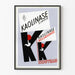 Póster publicitario vintage Kaolinase Belladonée