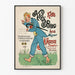 Póster vintage Kneipp Brød de la panadería A. Hansen