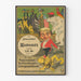 Póster vintage Kladderadatsch Suscripción con caricaturas de animales