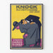 Póster vintage Knock o El Triunfo de la Medicina – Teatro Comédie de los Campos Elíseos