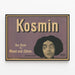 Póster vintage Kosmin para cuidado bucal — cuadro enmarcado en la pared