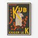 Póster vintage Bouillon KUB - Exigir la K