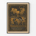 Póster de decoración mural Carnaval 1898 estilo antiguo de Múnich