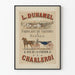 Póster L. Duhamel Fabricante de Automóviles y Arnés en Charleroi