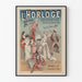 Póster vintage L'Horloge Champs-Élysées Concierto de Verano