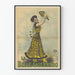 Póster vintage La Belle Guerrero bailarina con vestido amarillo