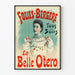 Póster vintage Folies-Bergère La Belle Otero