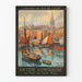 Póster vintage La Côte d'Émeraude - El Puerto de Saint-Malo