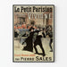 Póster vintage Le Petit Parisien Viviane - Gran novela inédita de Pierre Sales