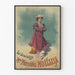 Póster vintage La Gracieuse Mlle Mercédès Noëlita