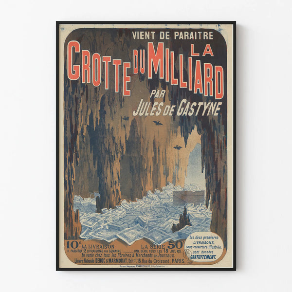 Vintage Poster of The Grotto of the Billion by Jules de Gastyne