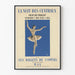 Póster vintage La Nuit des Centraux - Ballets de la Ópera en el Palacio de Chaillot