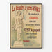 Póster vintage La Poudre à Vers Viart