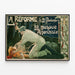 Vintage Poster The Reformation - November 21, The Anarchist Mask — framed artwork on a wall
