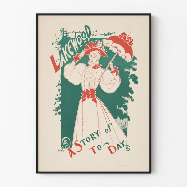 Póster vintage Lakewood A Story of To-Day