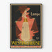 Póster vintage lámpara estilo Art déco Westinghouse