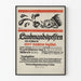 Póster vintage publicitario noruego para Landmandsposten