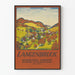 Póster vintage de la estación de aire y deportes de invierno de Langenbruck Jura Suiza