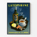 Póster vintage La Tépyrine: profilaxis de la gripe