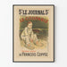 Póster vintage El Culpable - Novela inédita de François Coppée