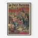 Póster vintage Le Petit Parisien La Fille Sauvage por Jules Mary