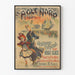Vintage Poster of Perpetual Ice Skating - North Pole