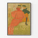 Póster vintage del Cuarto Salón Anual de la Estética Libre 1897