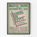 Póster vintage del teatro Majestic - Apoyado en Letty