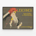 Vintage Poster Leichner Powder and Perfume — framed artwork on a wall