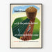 Vintage poster of the potato harvest at the farm camp