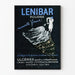Póster publicitario vintage Lenibar polvo para el cuidado gástrico