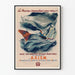 Póster vintage Los Marineros y los Servicios Sociales Marítimos