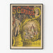 Póster vintage Les Prés St Gervais Ópera Comique en 3 actos