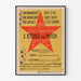 Póster vintage Estrella del Mediodía - Distribución de sellos Prime y bonos Eden