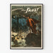 Póster vintage de Lewis Morrison's Magnificent New Faust